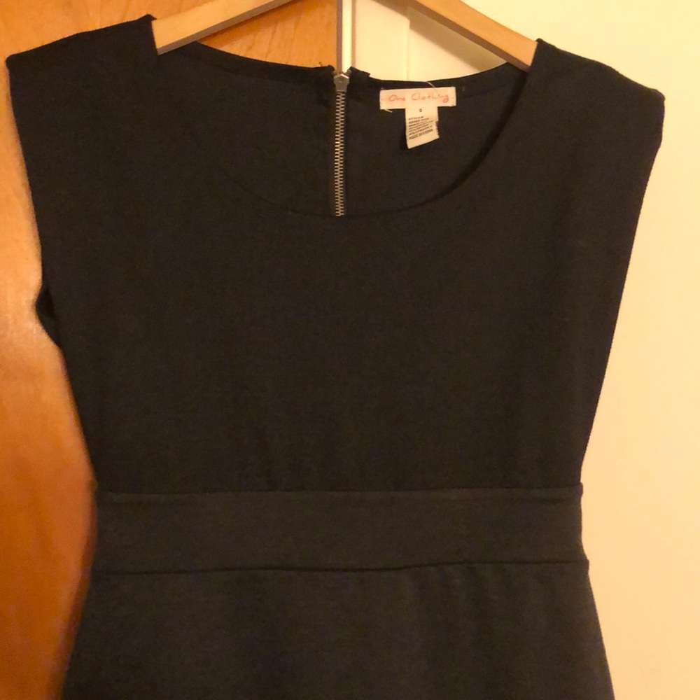 Black/Grey Cocktail Date Night Dress